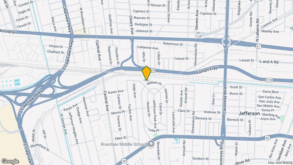 3827 William Pl Map and Location Details