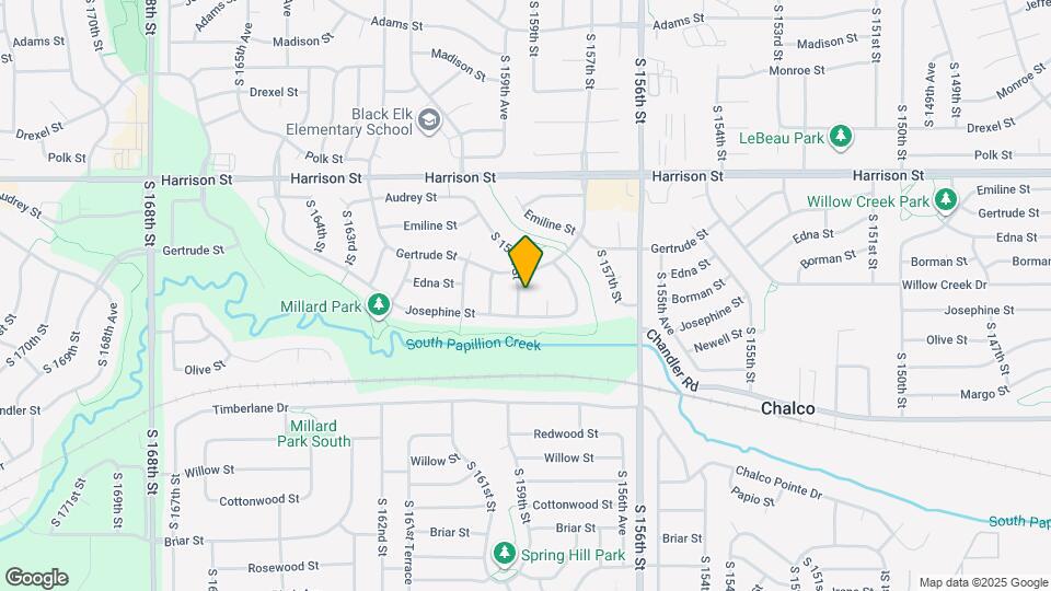 7115 S 159th St Map and Location Details