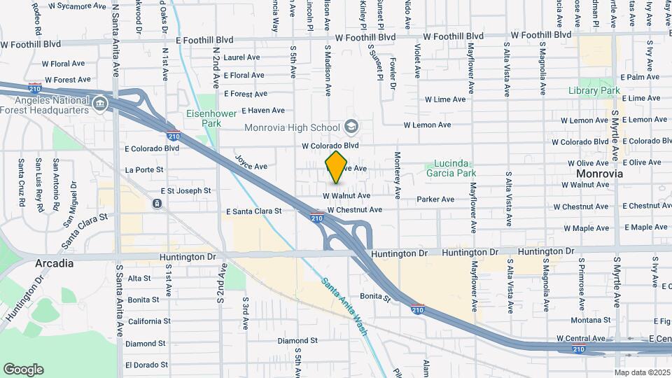 863 W Walnut Ave Mapa y Detalles de la Ubicación