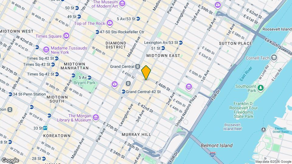 463 Lexington Ave, Unit 5B Map and Location Details