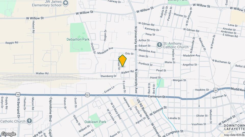 125 N Loop St Map and Location Details