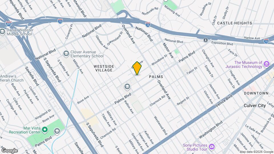 10772 Woodbine St, Unit 4 Mapa y Detalles de la Ubicación