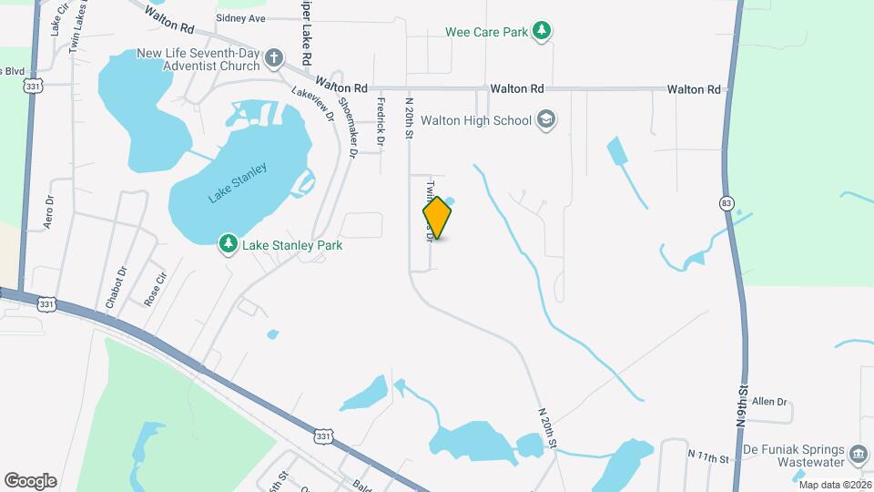 126 Twin Trees Dr Map and Location Details