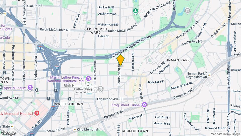 161 Randolph St NE Map and Location Details