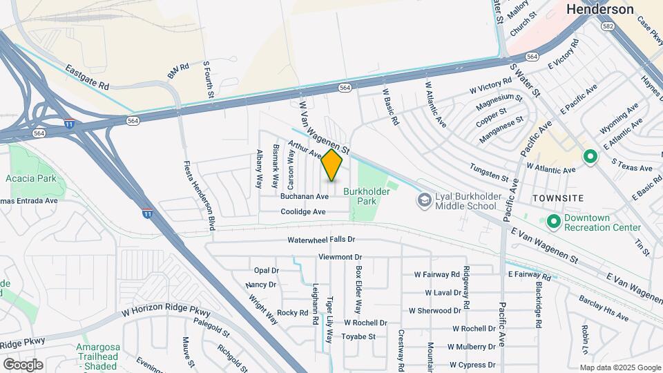 234 Eugene Way Map and Location Details