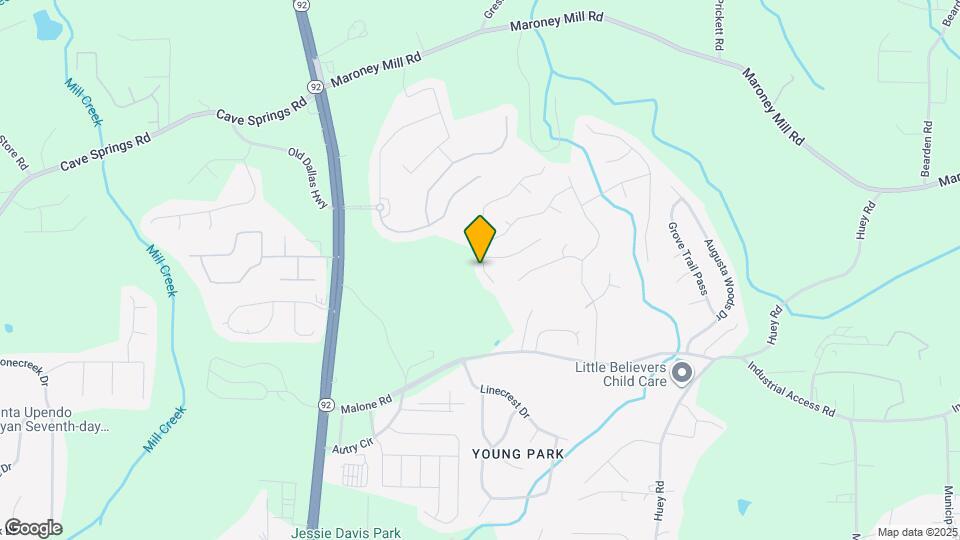 6402 Hillview Ln Mapa y Detalles de la Ubicación