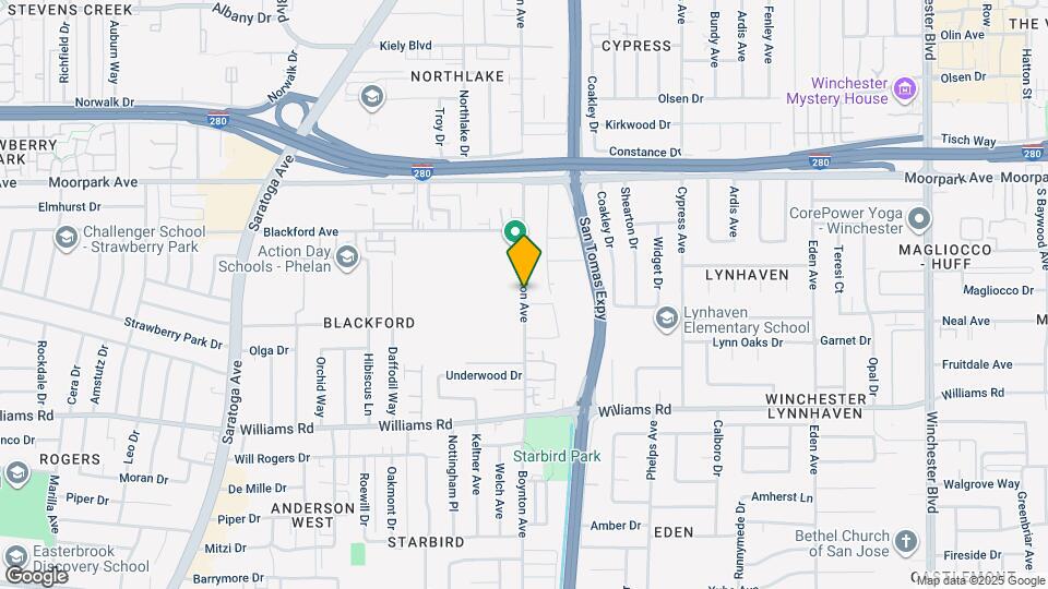 535 Valley Forge Way Map and Location Details