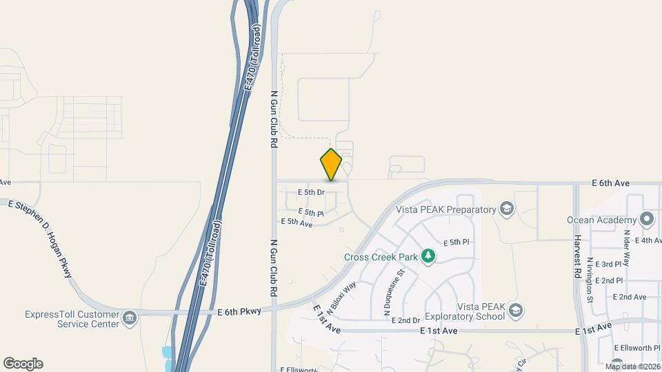 23613 E 5th Dr Map and Location Details