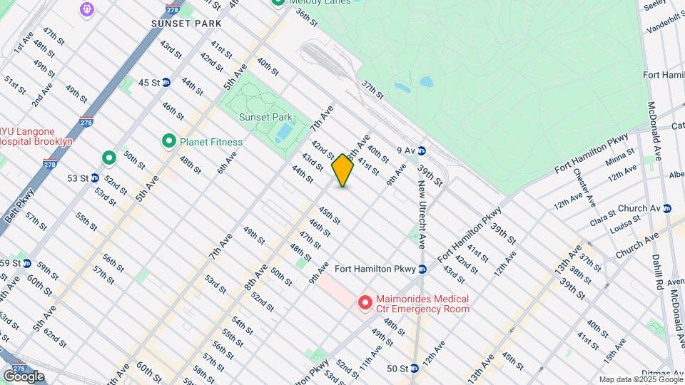 826 43rd St Map and Location Details