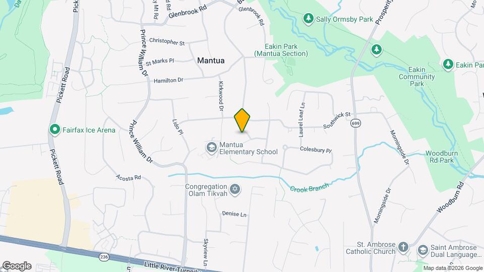 3606 Barkley Dr Map and Location Details