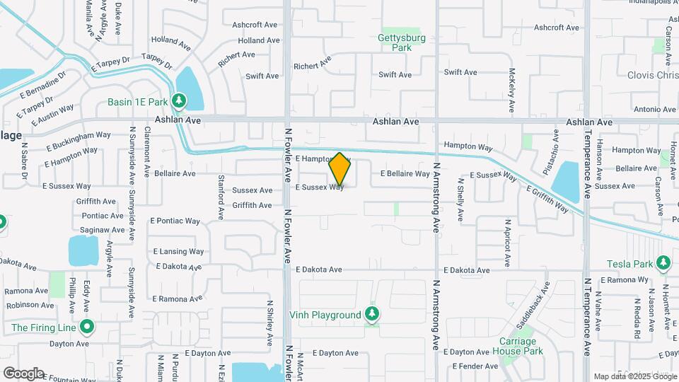 6110 E Sussex Way Map and Location Details