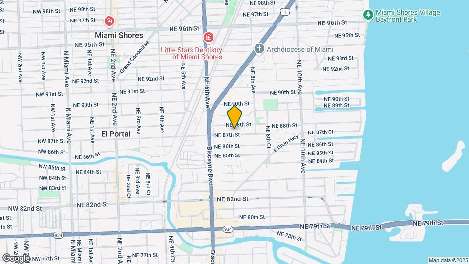 705 NE 87th St Map and Location Details