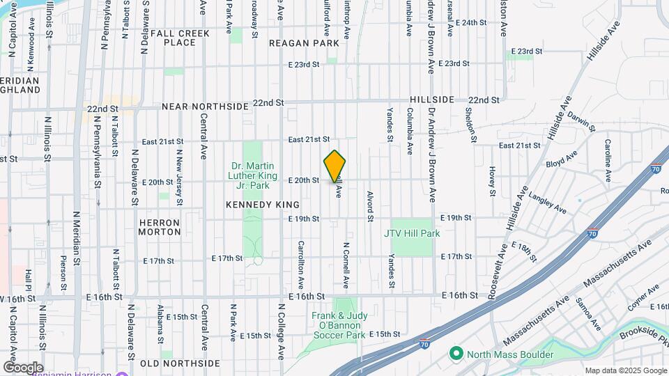 1956 Cornell Ave Map and Location Details