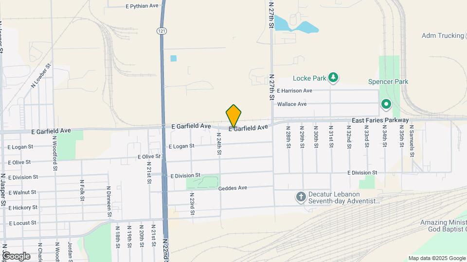 2525 E Garfield Ave Map and Location Details