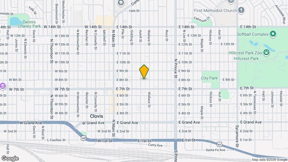409 E 8th St Map and Location Details