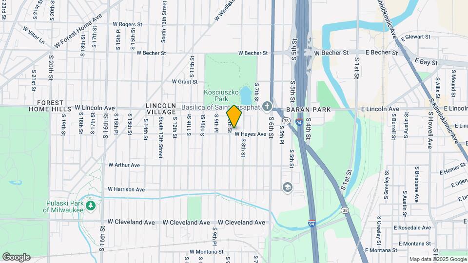 2366 S 9th St Map and Location Details