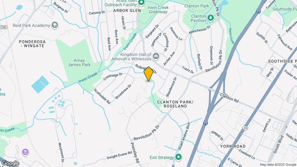 3530 Crestridge Dr Map and Location Details