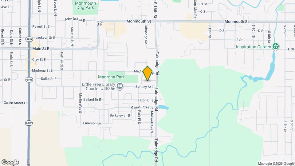 1843 Olympic Dr E Map and Location Details