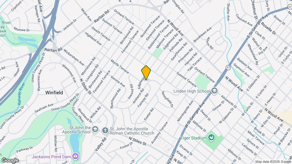 382 Amherst Rd Map and Location Details