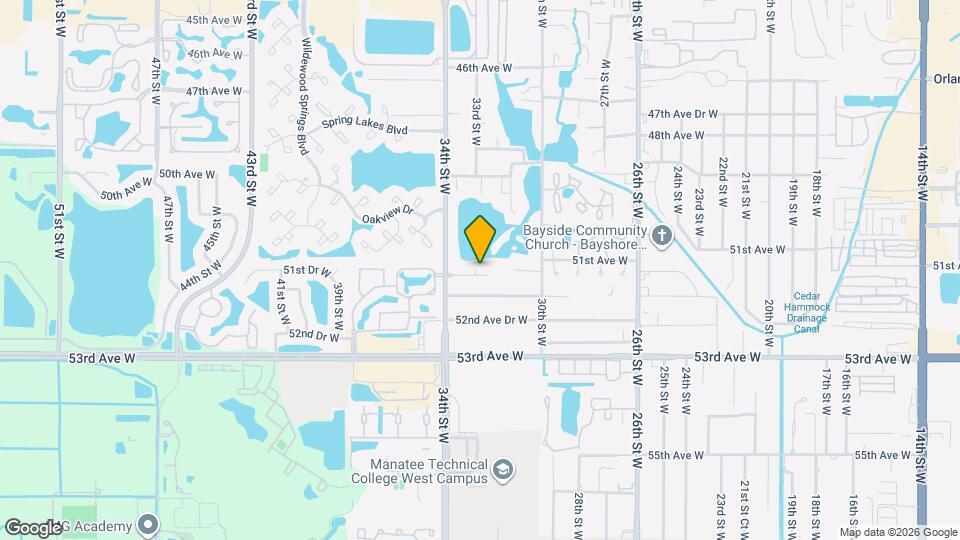 3257 51st Ave Dr W Map and Location Details