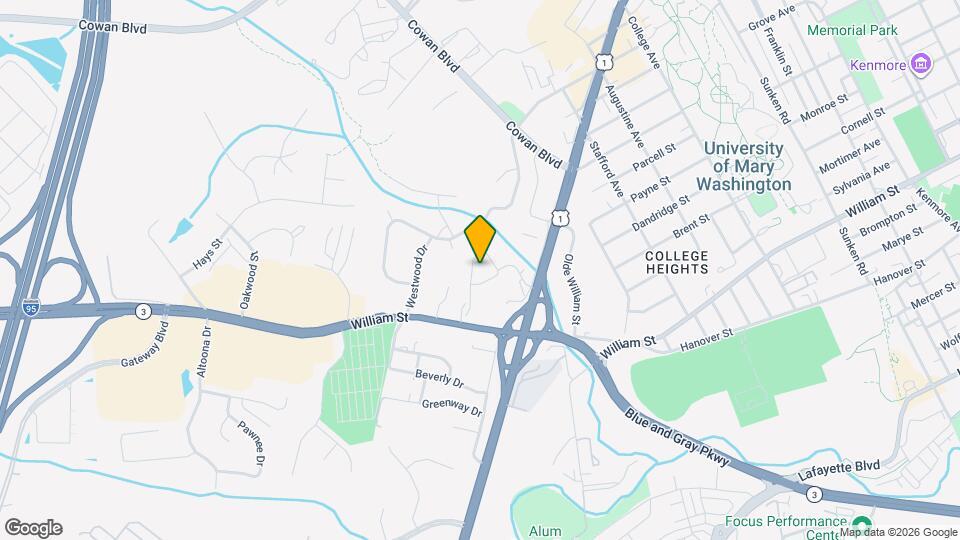 1304 Gilmore St Mapa y Detalles de la Ubicación