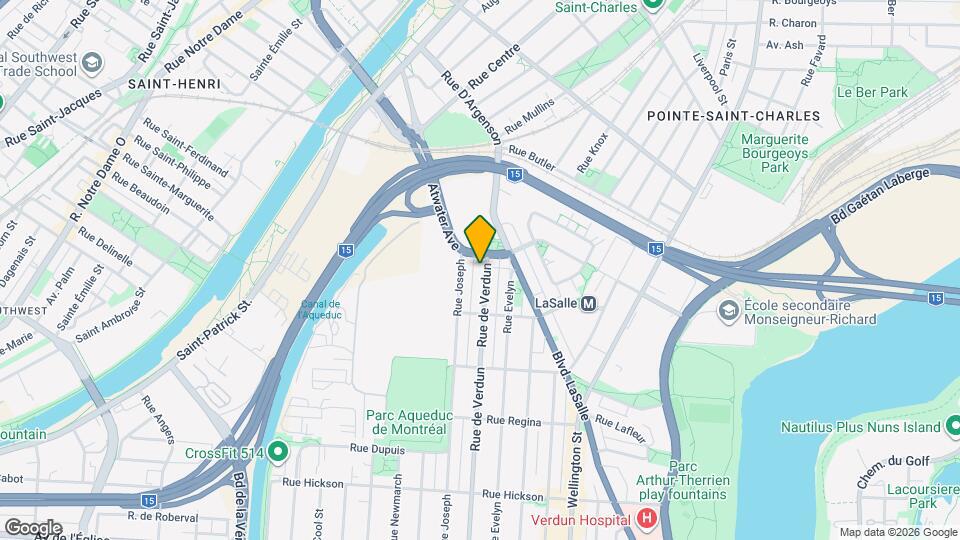 3163 De Verdun Rue Map and Location Details