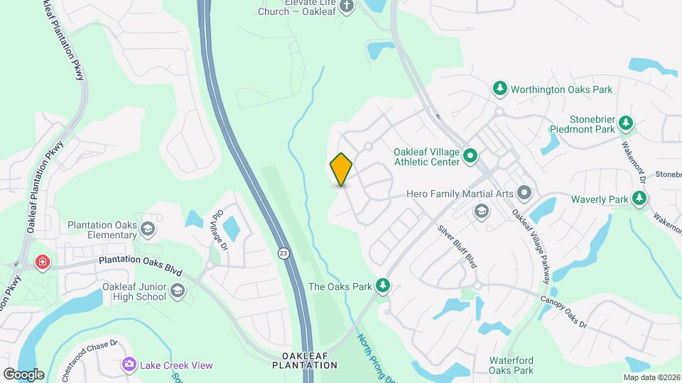 3842 Pebble Brooke Circle South Map and Location Details