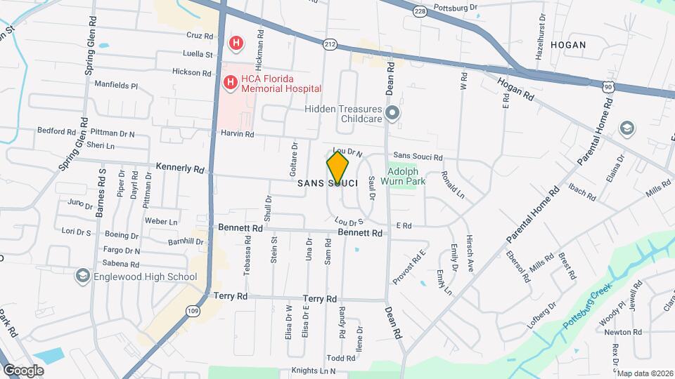 2214 Larry Dr Map and Location Details