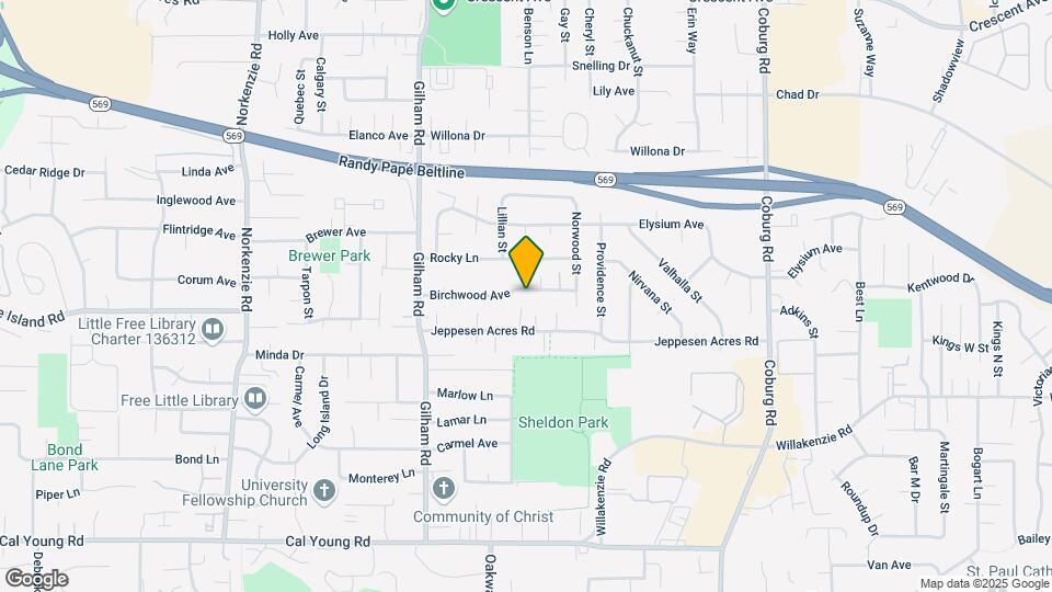 2266 Birchwood Ave Map and Location Details