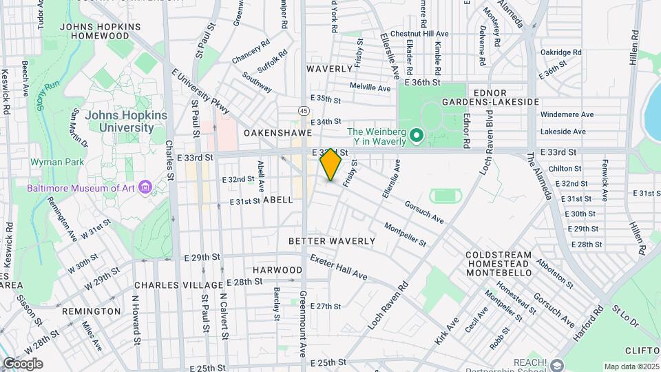 615 Homestead St Map and Location Details