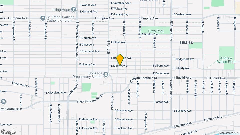 1508 E Liberty Ave Map and Location Details