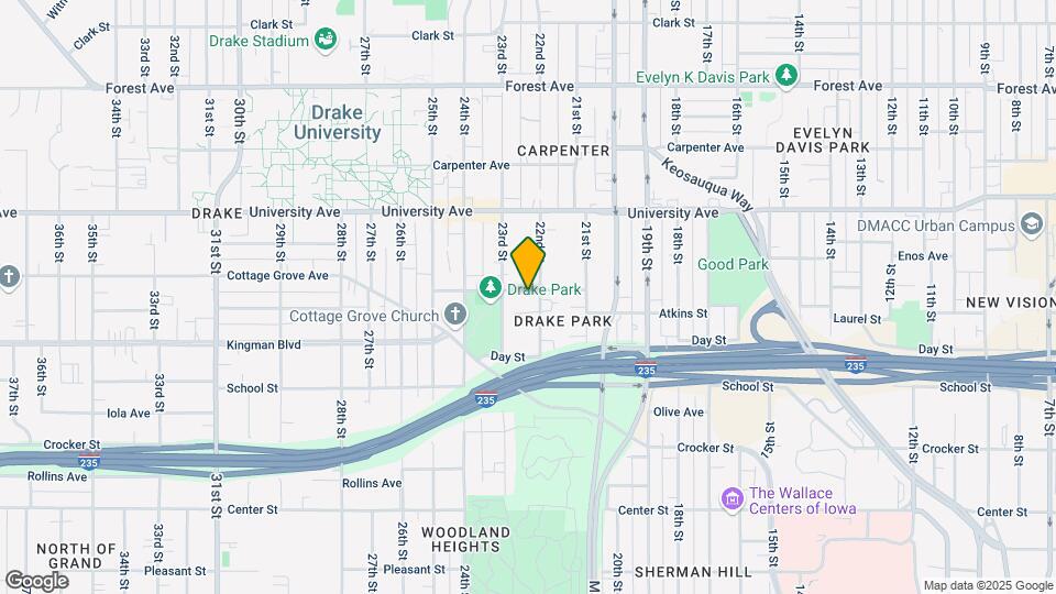 1080 22nd St Map and Location Details