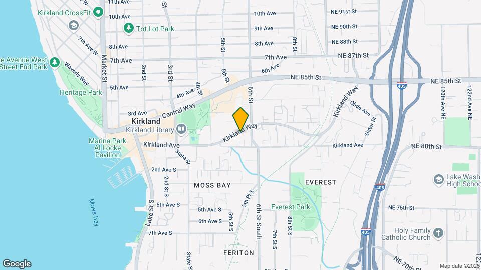 555 Kirkland Way Map and Location Details