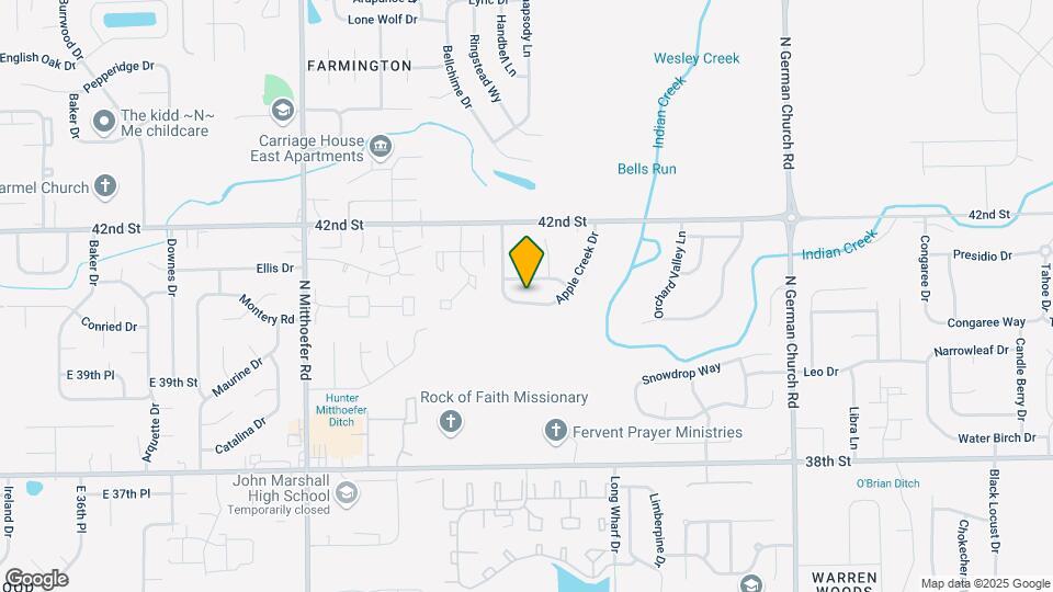 10436 Apple Creek Dr Map and Location Details