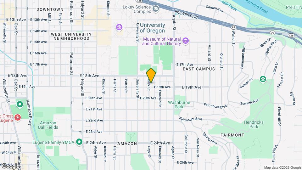 U of O Campus 6-Plex Apartment Building Map and Location Details