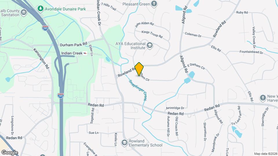 4127 Durham Cir Map and Location Details