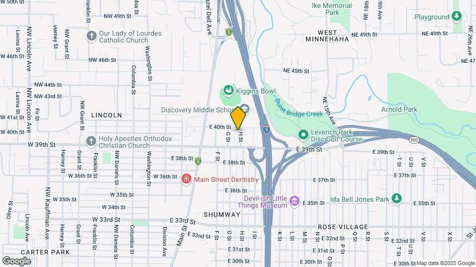 3924 H St Map and Location Details