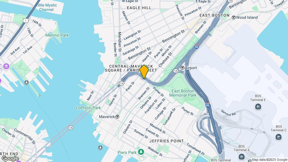 126 Porter St, Unit #1 Map and Location Details