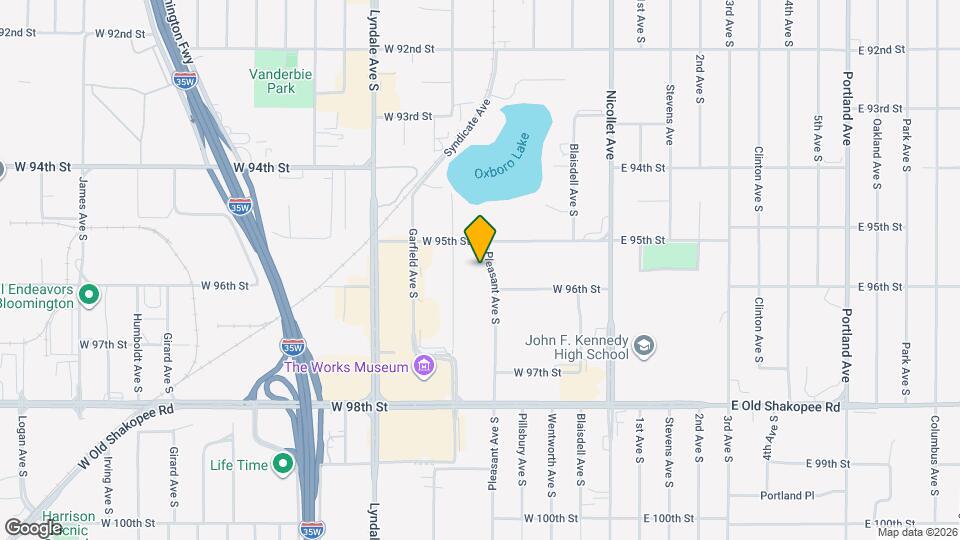 9522 Pleasant Ave S Map and Location Details