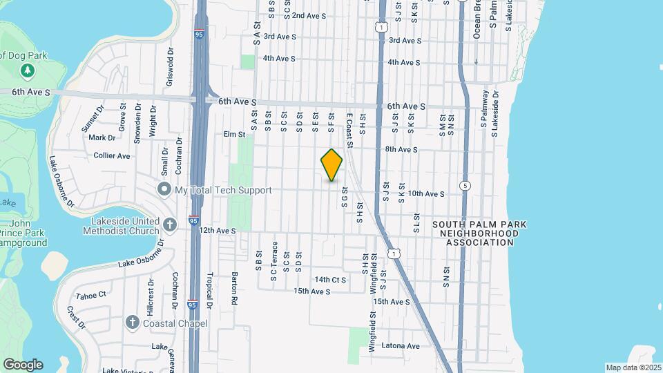 926 S F St Map and Location Details