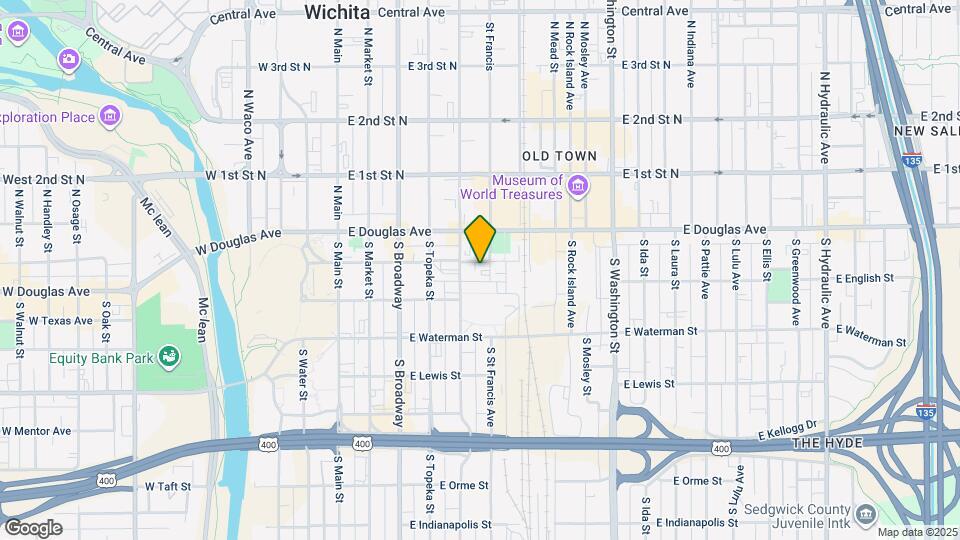 201 S Saint Francis Ave, Unit 304 Map and Location Details
