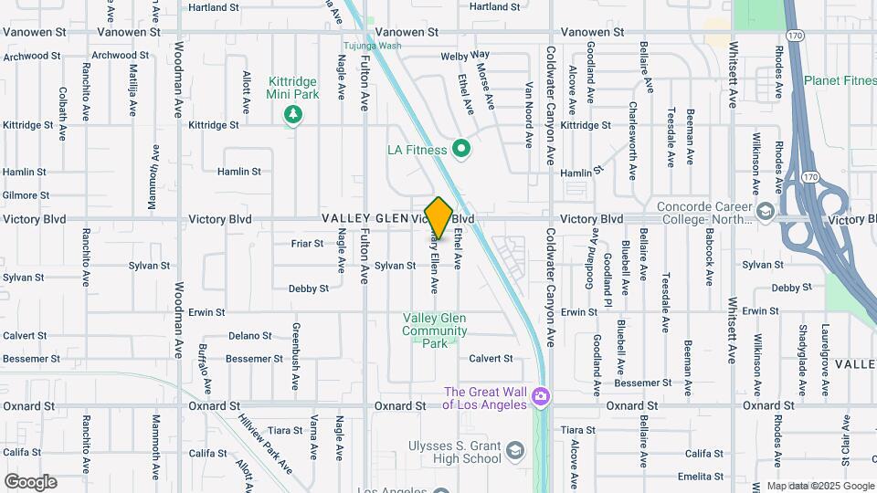 6328 Mary Ellen Ave Mapa y Detalles de la Ubicación
