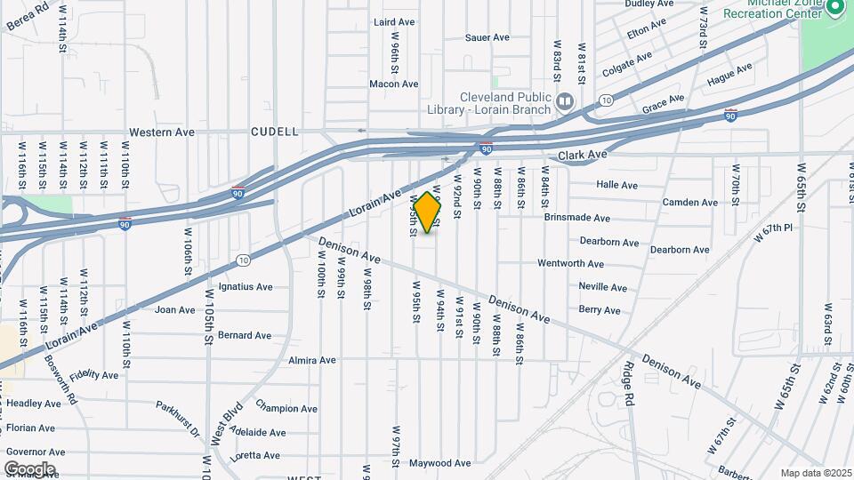 3200 W 94th St Map and Location Details
