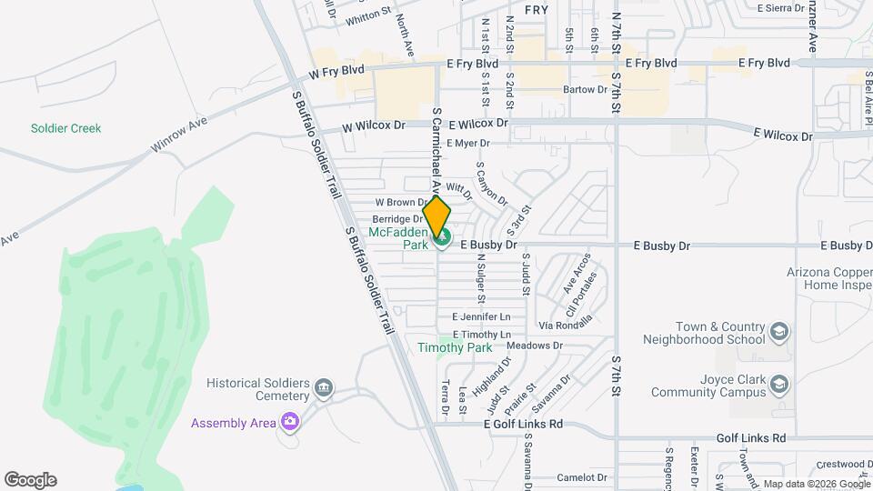 Mountain Vista Apartments Map and Location Details