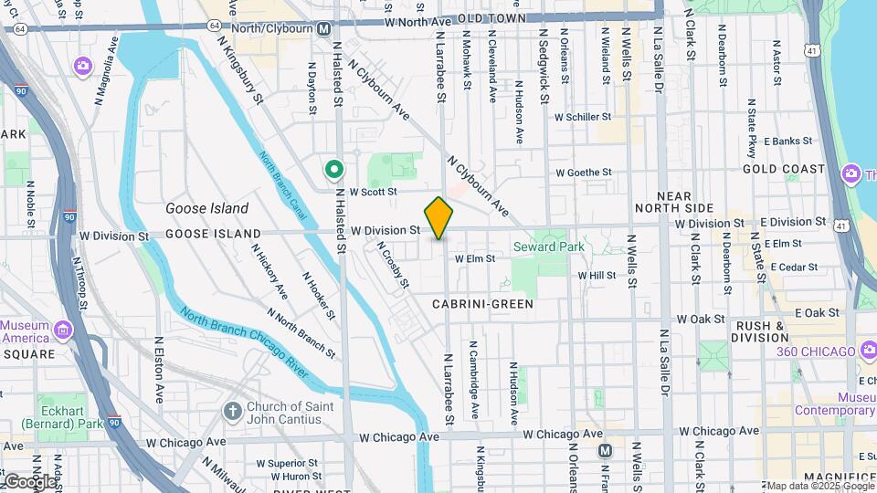1160 N Larrabee St, Unit 1016 Map and Location Details