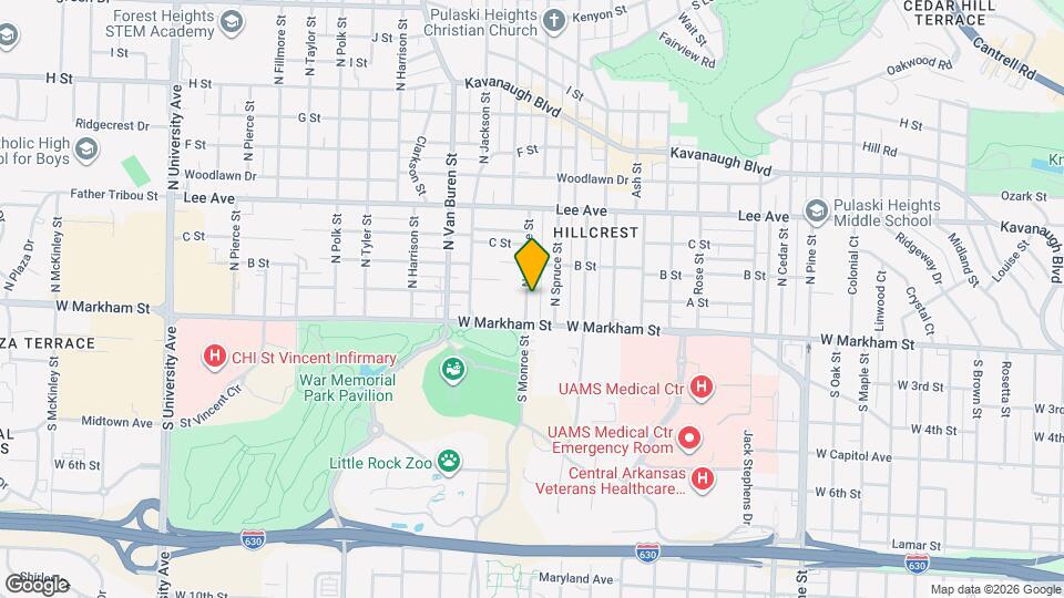 119 N Monroe St Map and Location Details