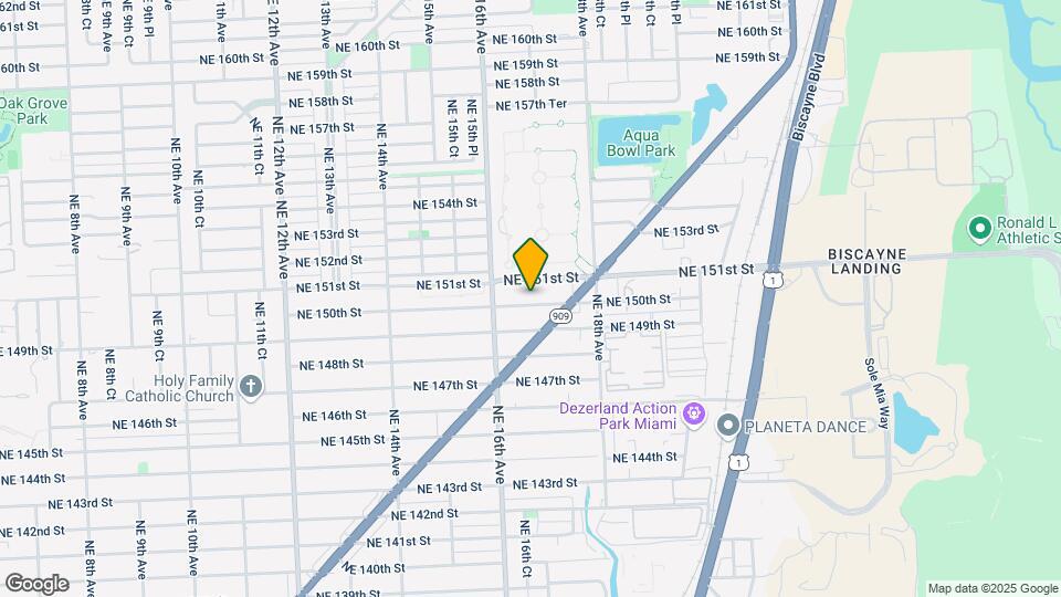 1675 NE 150th St Map and Location Details