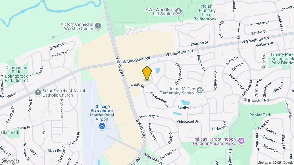 161 Brookwood Ln W Map and Location Details