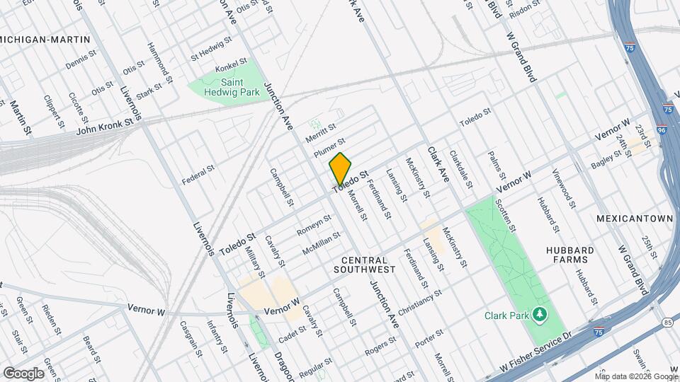 5421 Toledo St Map and Location Details