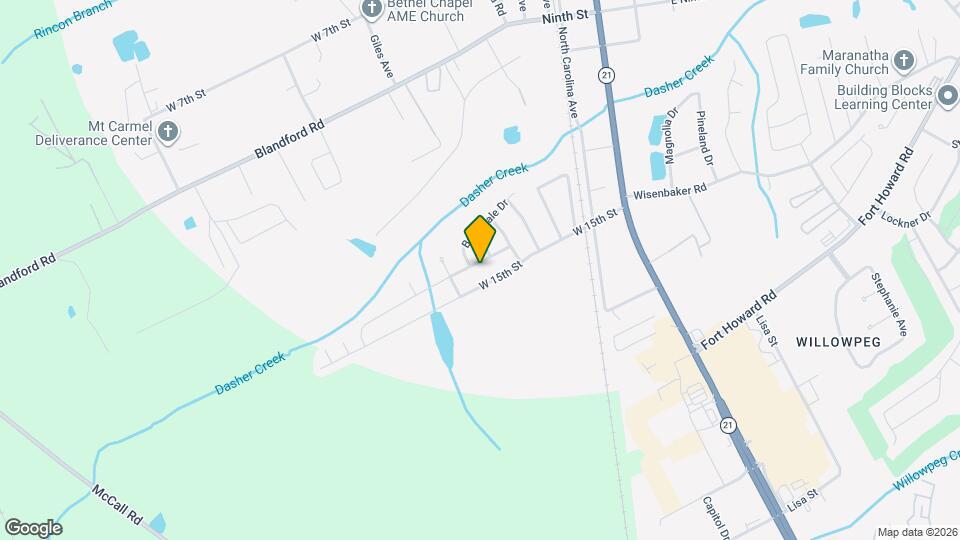 108 Crooked Oaks Dr Mapa y Detalles de la Ubicación